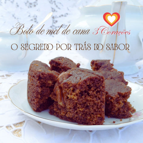 Bolo de mel de cana 3 Corações, o segredo por trás do sabor